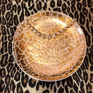 Il Cardio D’oro vintage Italy 14k gold leaf plate